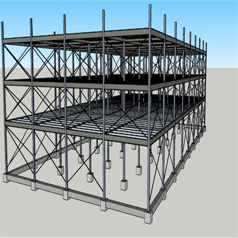 Lightweight Two Story Workshoplight Ssteel Construction Structure Buildings