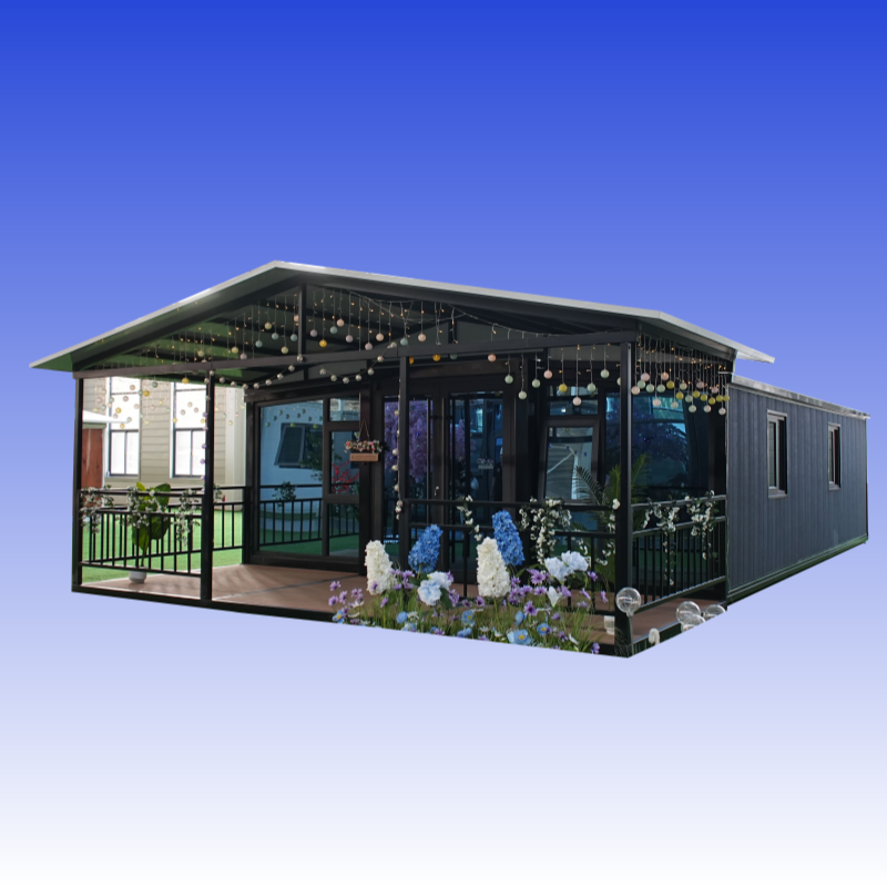 Prefab Steel Building Solution for Luxury Office and Living Space Modern Coffee Shop Bookstore Luxury Container House Hotel Room Vacation Villa Scenic Spot