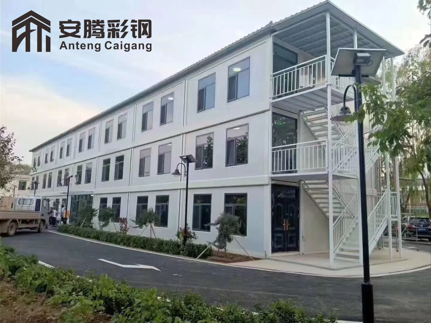 Compact Container Houses. Mobile Homes for Efficient Living Environments