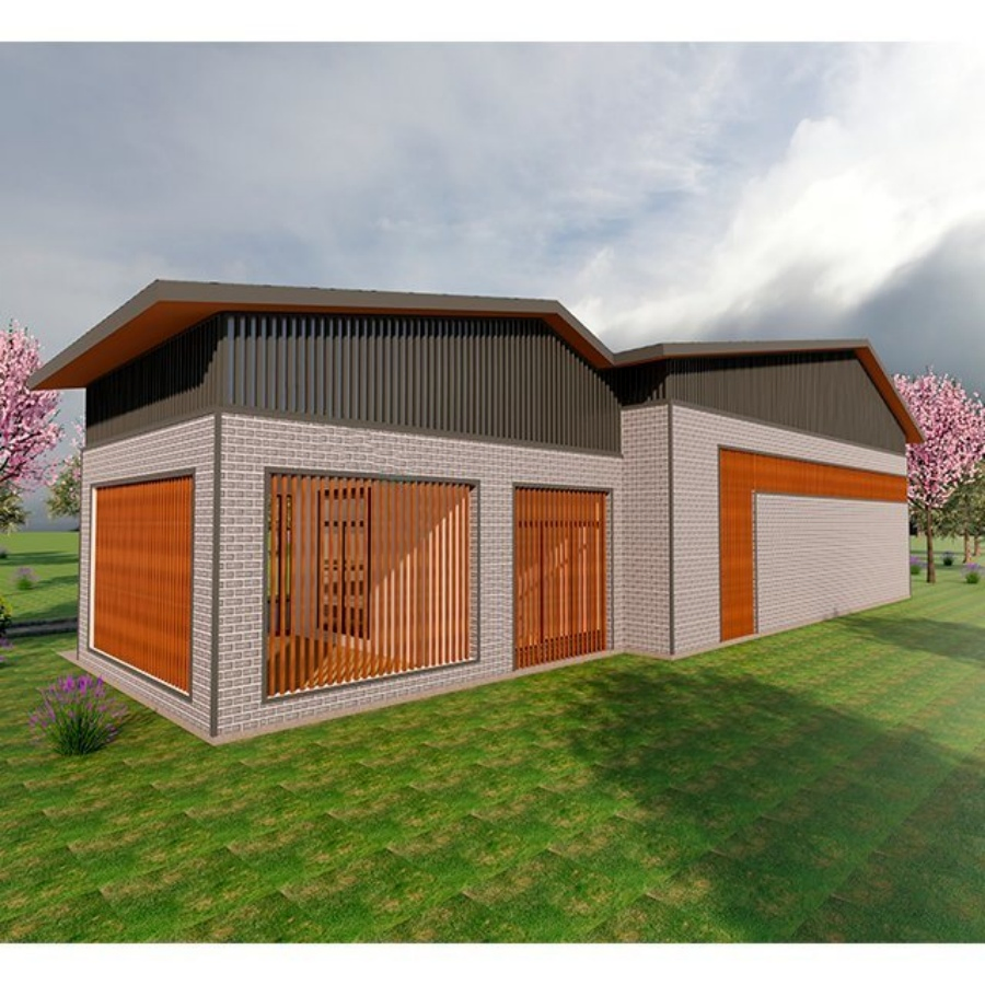 Construction Fireproof Livable Permanence Refugee Prefabricated Tiny Modular Ural Prefab Housing