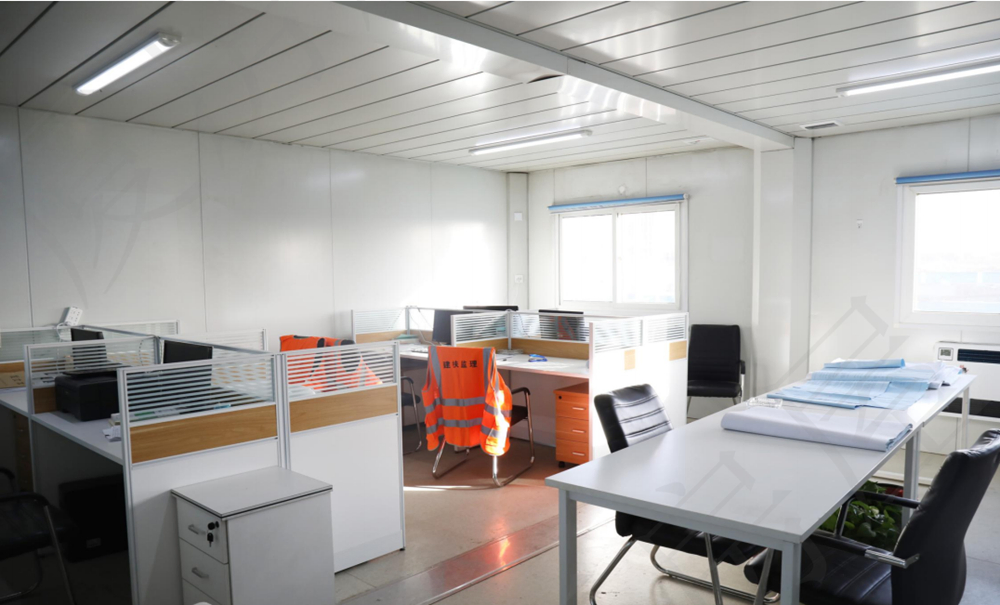 Customized CAD/3D One-Stop Solution Steel Structure Living Worker Camping Prefabricated Container House Prefab Villa Prefabricated House