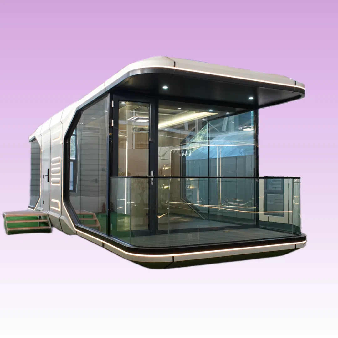 Modern Steel Prefab Building with Smart Kitchen and Bathroom Designs