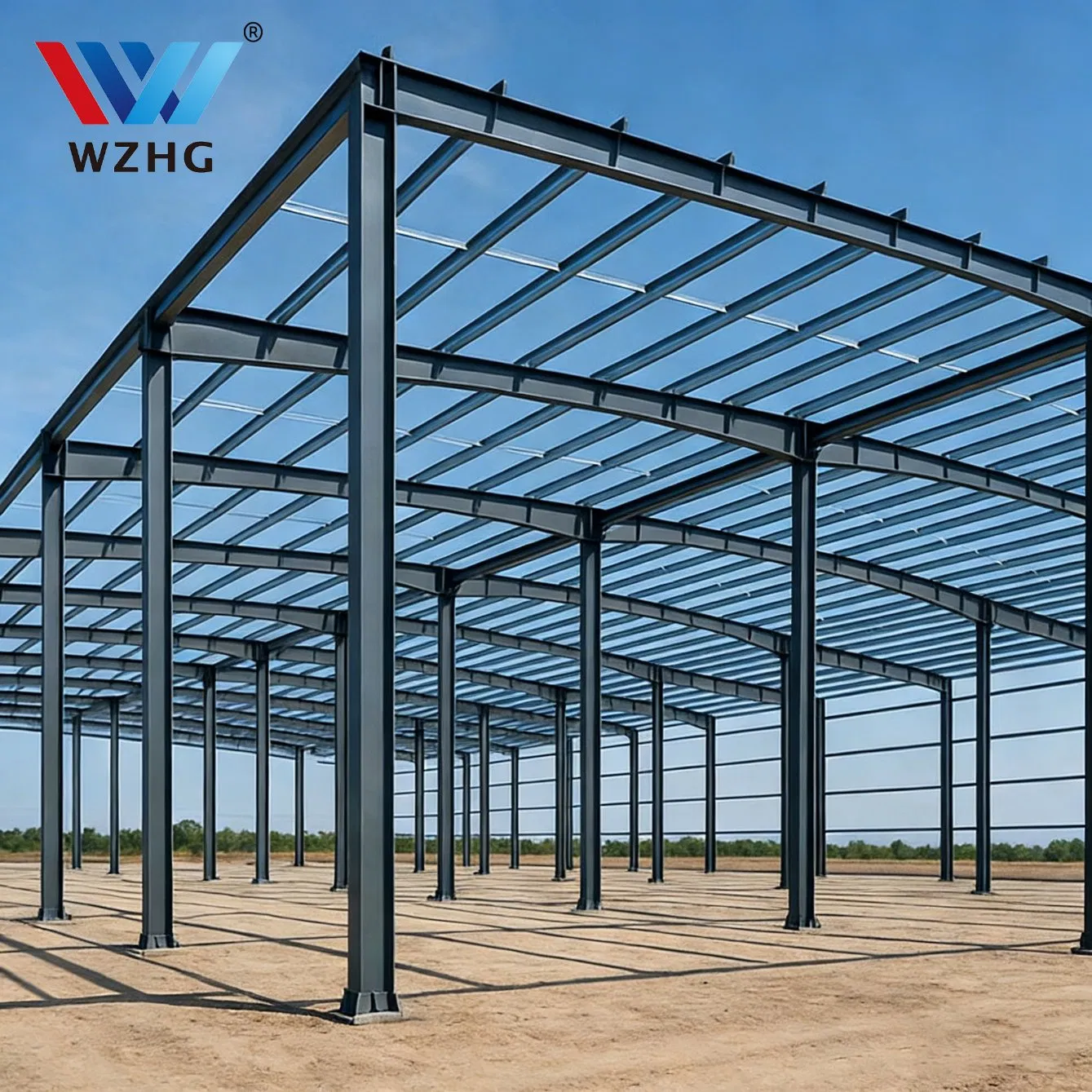 Portable Steel Building with Lightweight Structure for Quick Transport