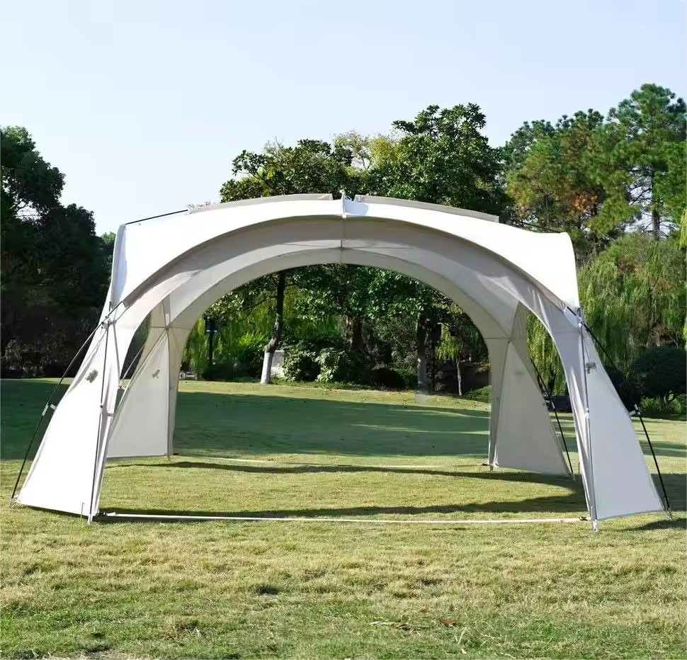 Outdoor Canopy Tent Dome Camping Tent Luxury Glamping Dome Tent for Camping Multi-Person Sunshade Sun Protection