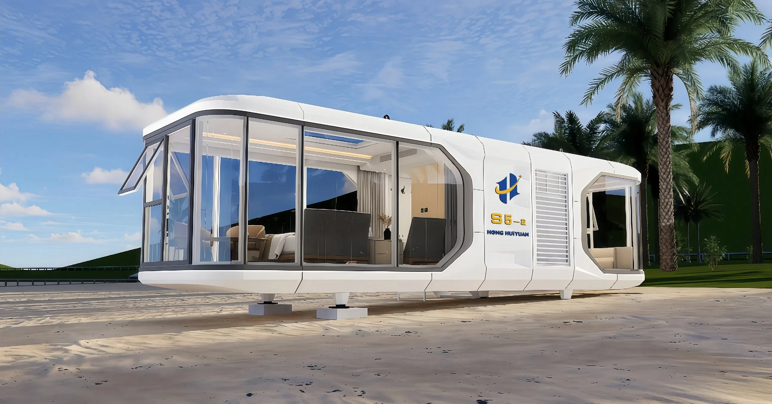 Versatile Green Living Capsule Home for Sustainable Solutions