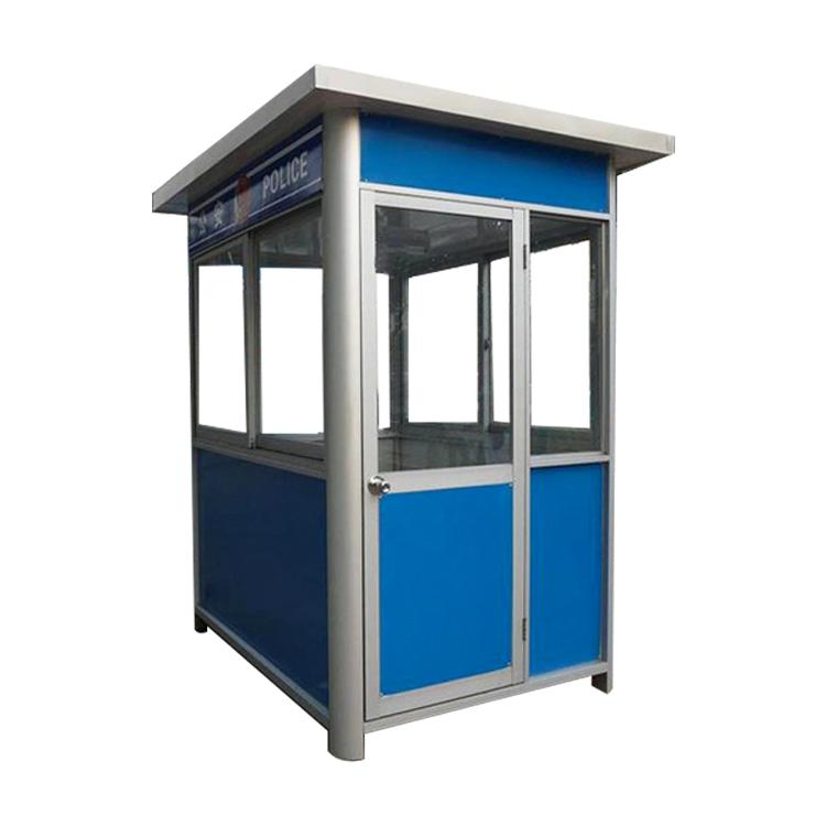 Hot Portable Steel Structure Outdoor Security Cabin Guard Booth Prefab Sentry Box