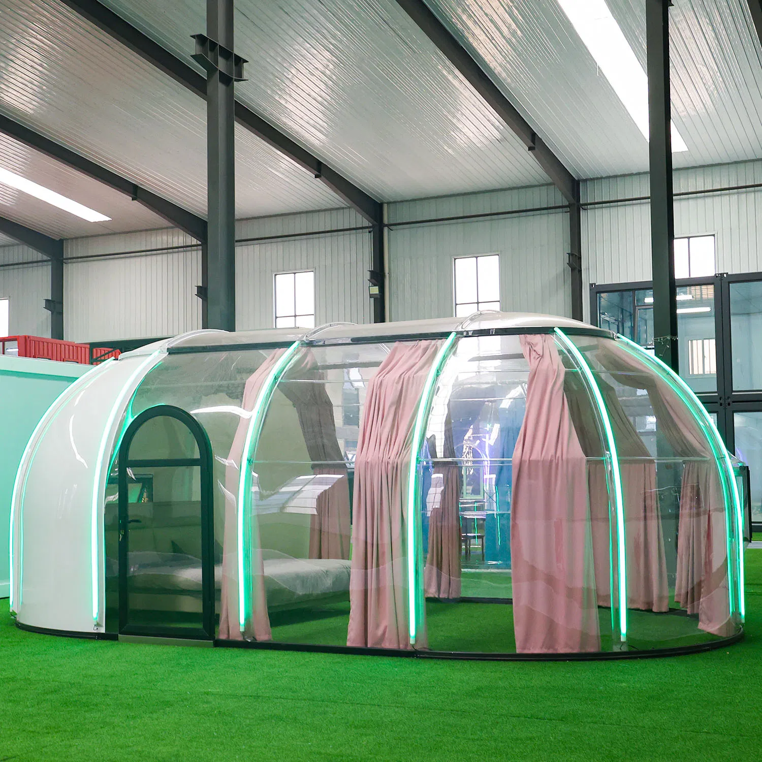 Outdoor 2025 New Design Luxury Dome Tent Waterproof PVC Cover Glamping Dome