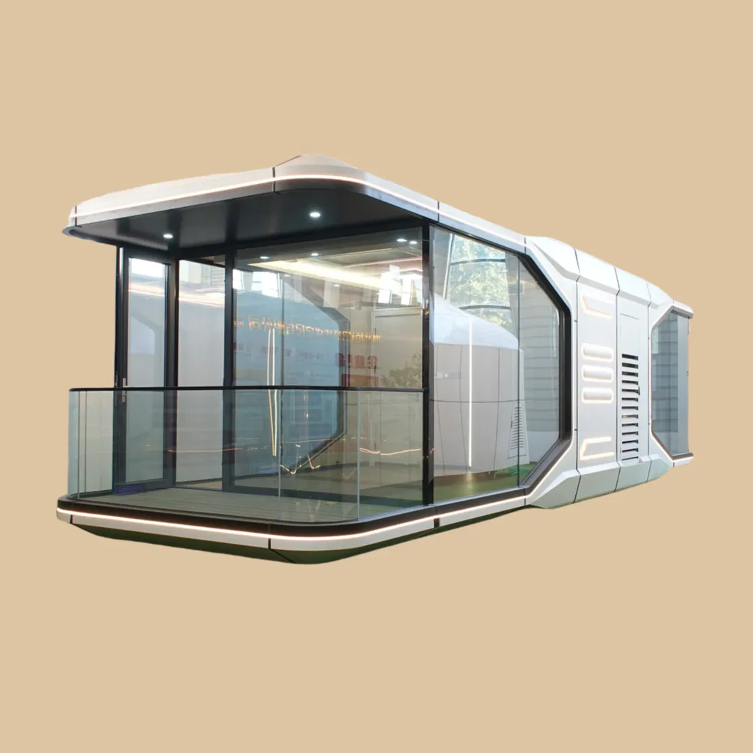 Modern Steel Prefab Building with Smart Kitchen and Bathroom Designs