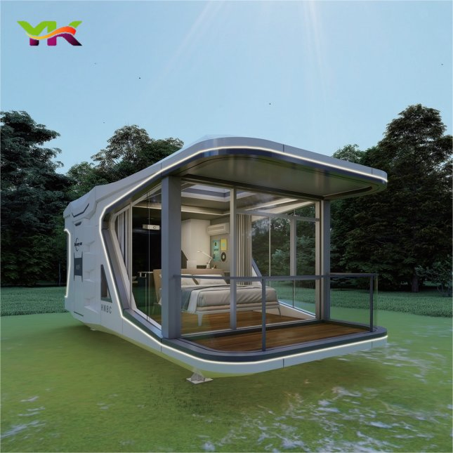 Safe Space Capsule House Factory Modular Home Container House Smart Modular Price Steel Structure Mobile Building Hotel Prefab Cabin Housing