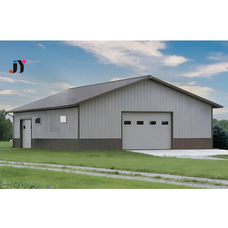 Light Steelsteelsteel Structurehigh Quality Light Steel Structure Prefab Car Garage Construction Prefabricated Steel Structure Portable Carport Building