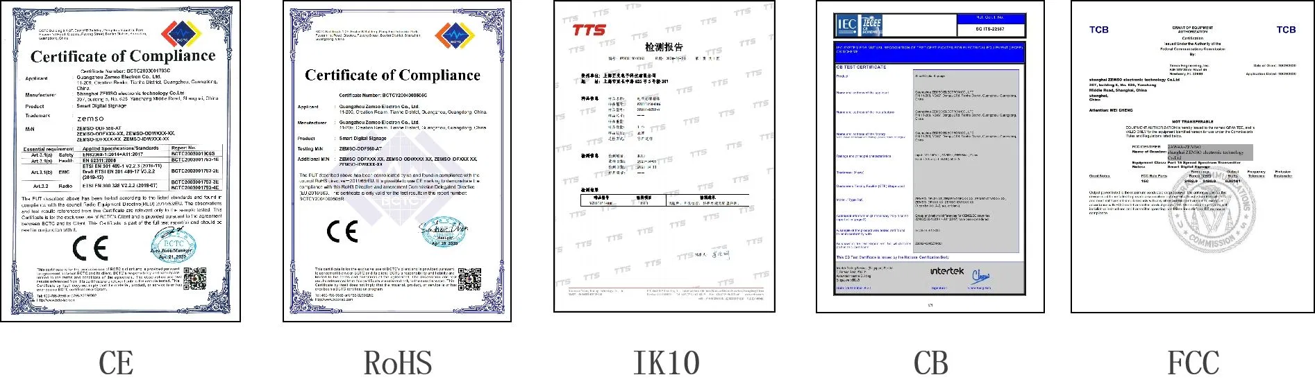 Certificates Display