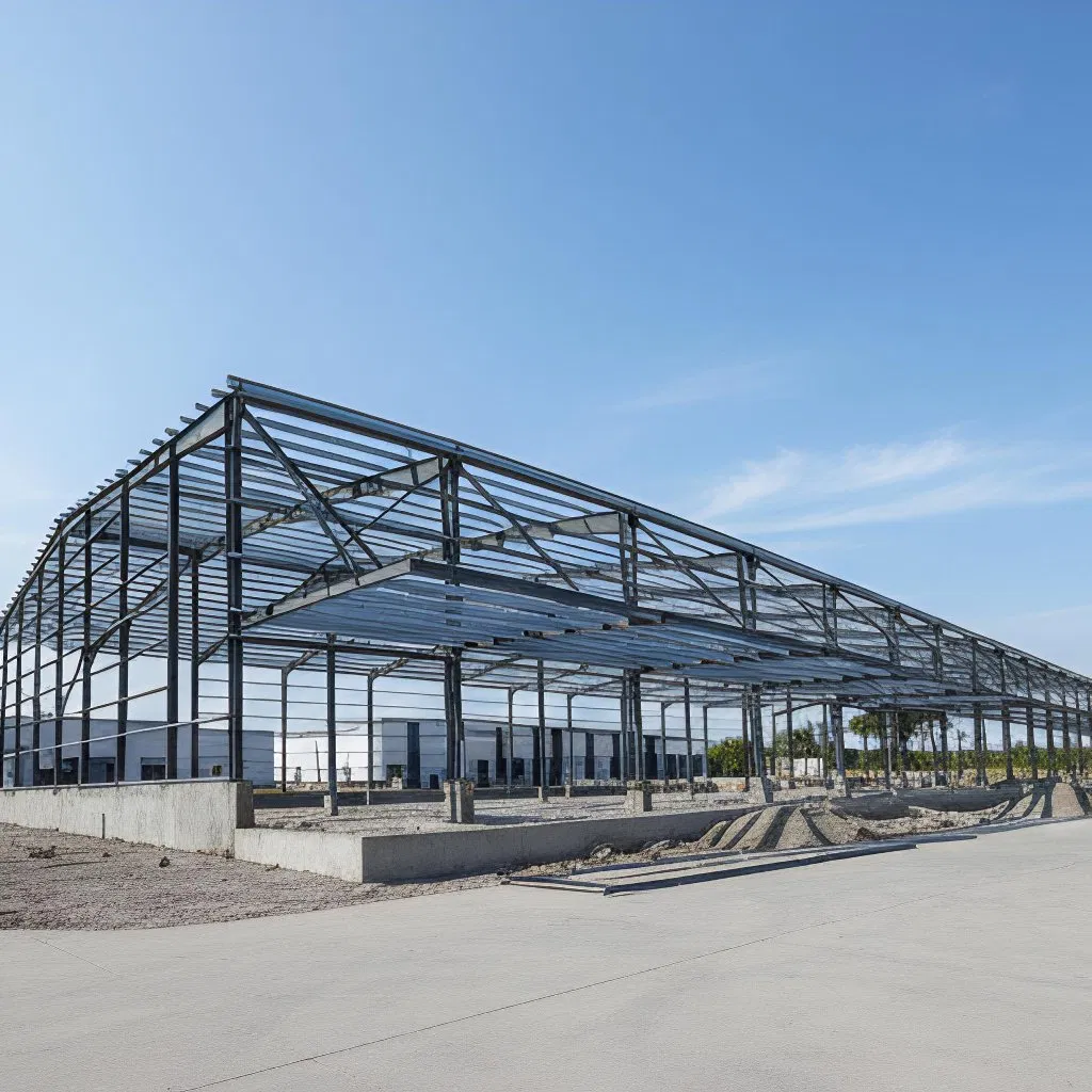 Customized Large-Scale Prefabricated Steel Structure Building Steel House for Factory