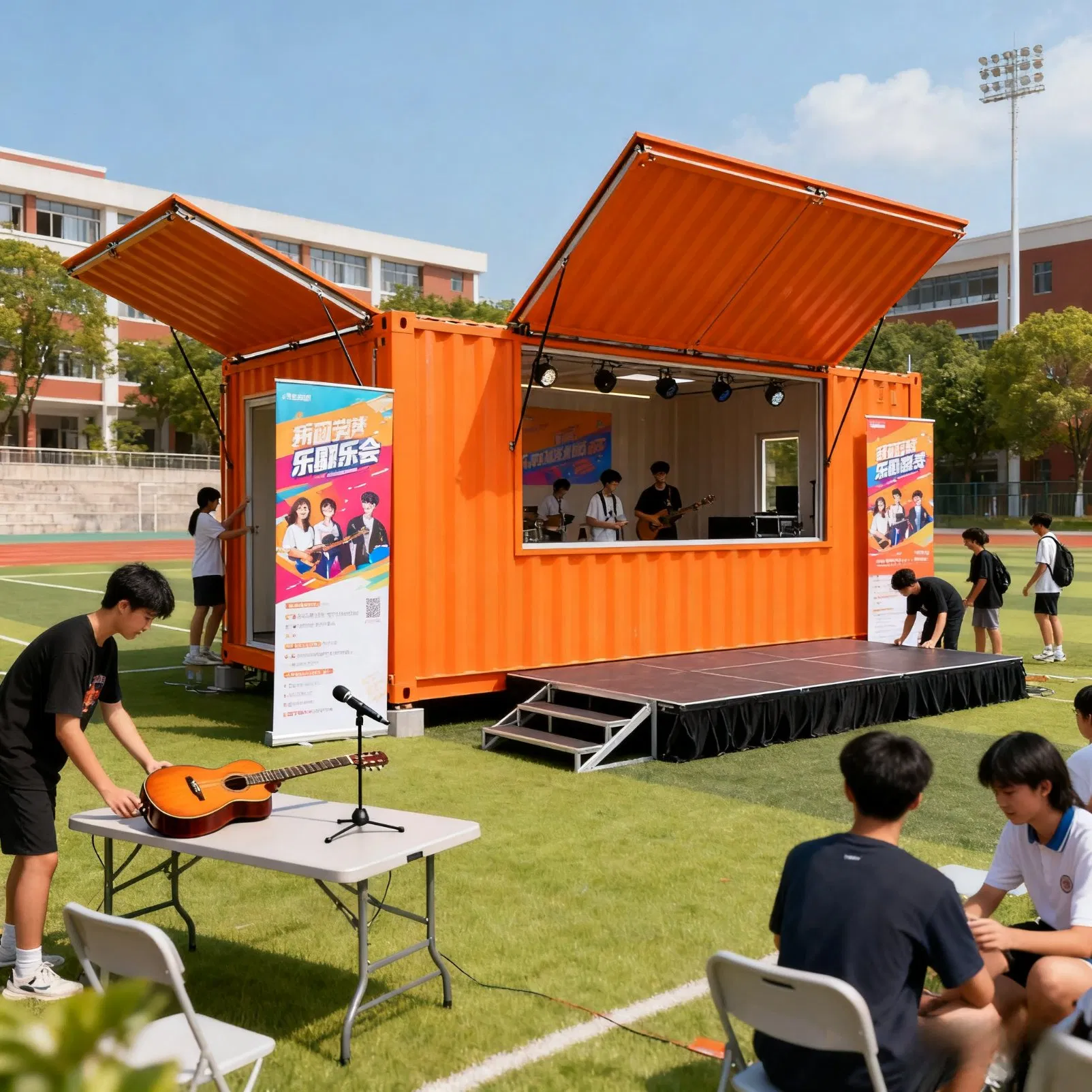 China Container Building Steel Structure Prefabricated House