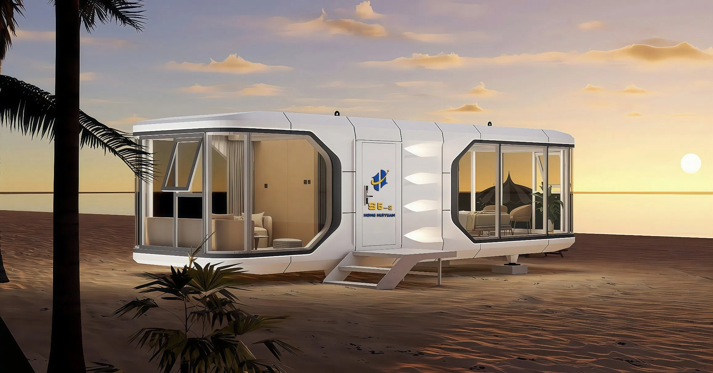 Versatile Green Living Capsule Home for Sustainable Solutions