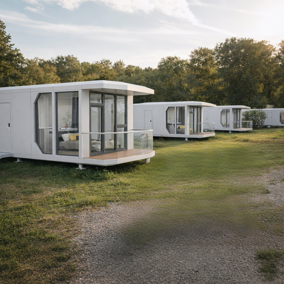 Modular Capsule Prefab Hospitality Structure for Tourism Project Investors Needing Simplified Logistics