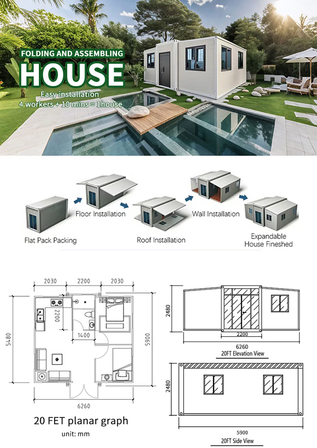 Expandable Modular House