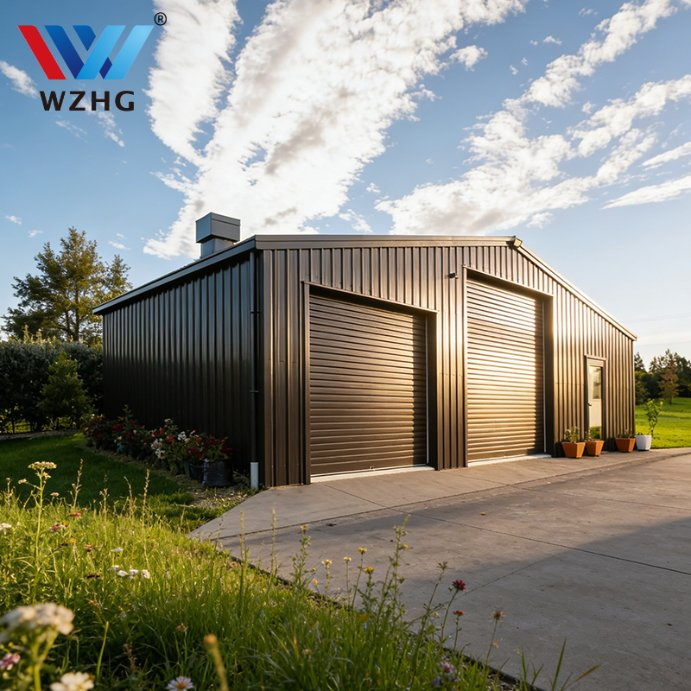 Portable Steel Building with Lightweight Structure for Quick Transport
