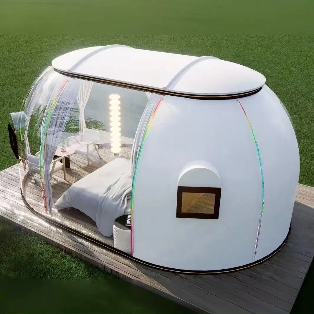 Outdoor 2025 New Design Luxury Dome Tent Waterproof PVC Cover Glamping Dome