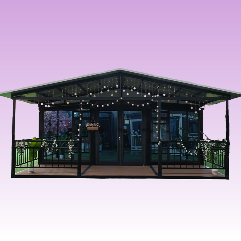 Prefab Steel Building Solution for Luxury Office and Living Space Modern Coffee Shop Bookstore Luxury Container House Hotel Room Vacation Villa Scenic Spot