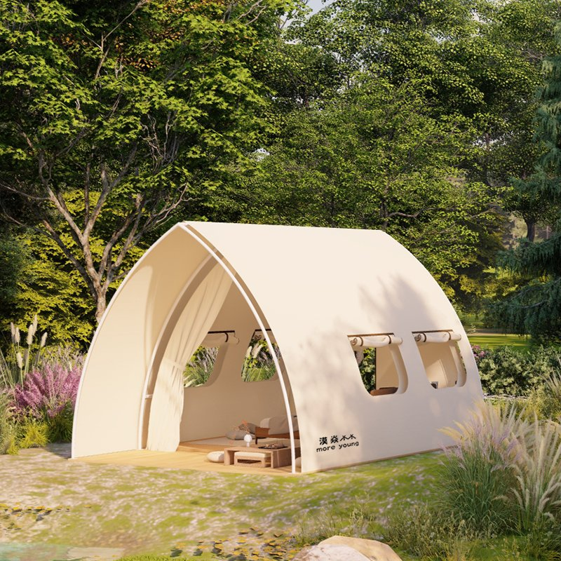 Sailing Shape Villa Resort Hotel Tent Camping Luxury Tent Outdoor Camping Glamping