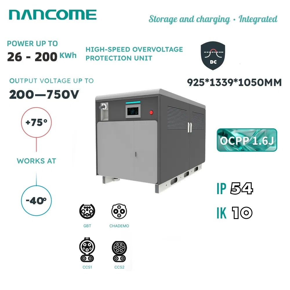 Nancome 75kwh Solar-Powered Mobile Charging Solution for Evs and Remote Area Charging