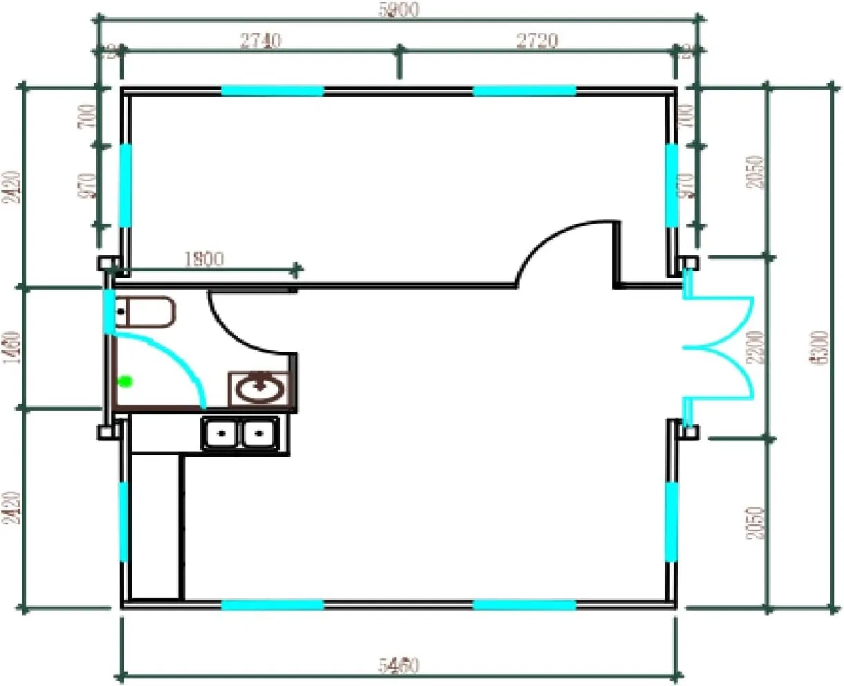 Smart Prefabricated 40FT Expandable Container House for Modern Families