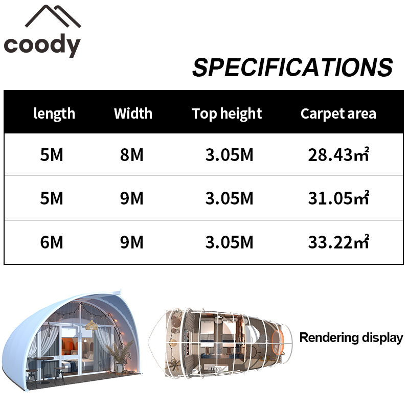 Luxury Safari Tente Glamping Hotel Tent