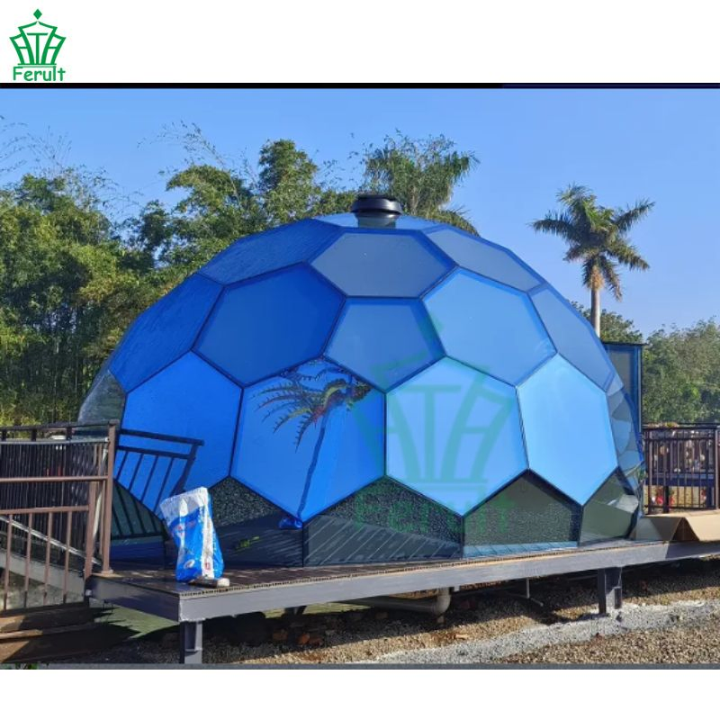 Geodesic Dome Glamping Tent Luxury Glass Structure