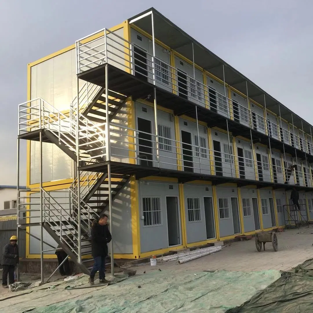 Quick Assembly Lightweight Portable Insulated Mobile Temporary Housing for Construction Site Workers