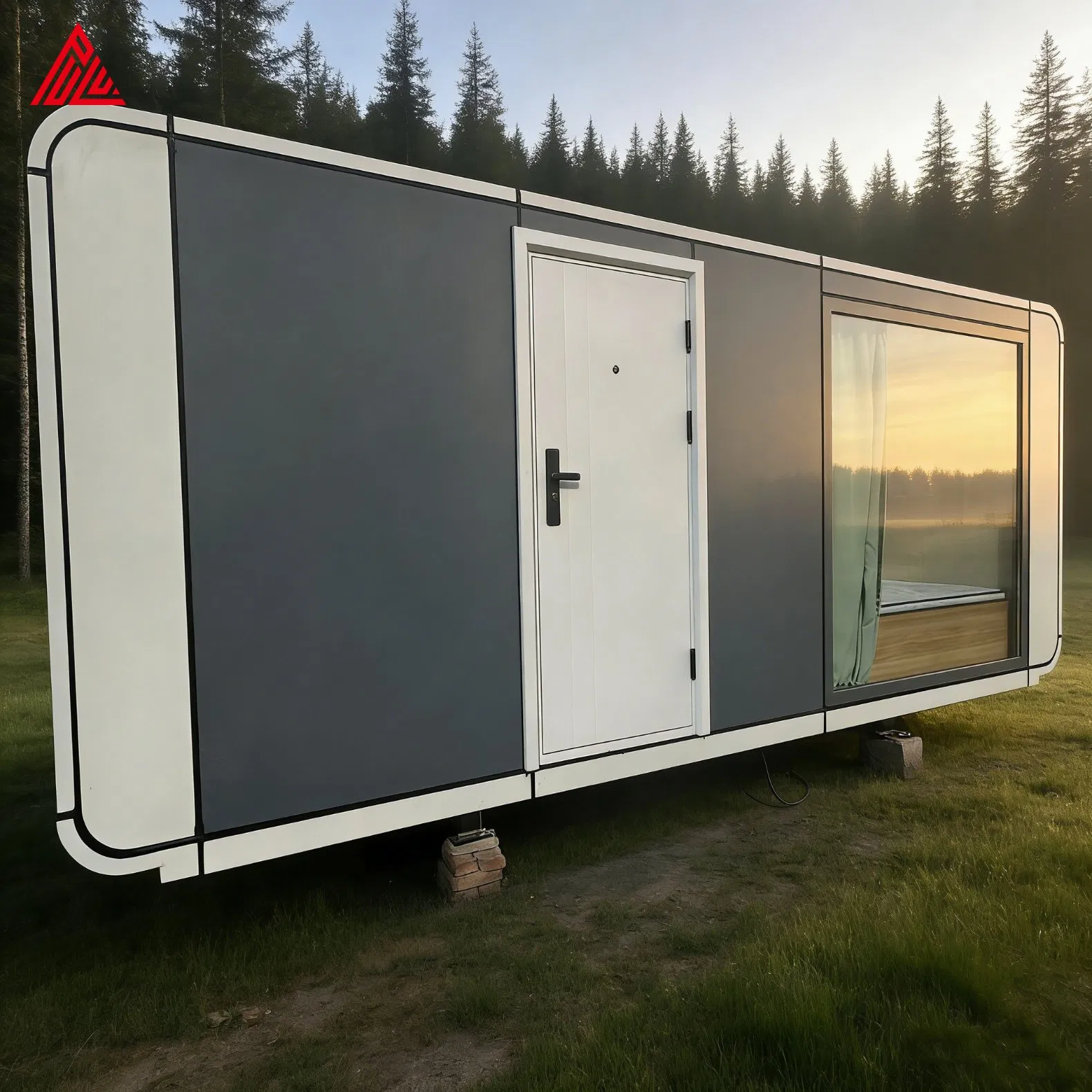 Miniature Luxury Eco-Friendly Prefabricated Container Modular Capsule Smart Home Portable Mobile Home