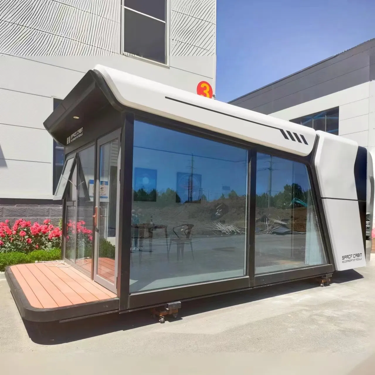 Container House Portable Modular Prefabricated Luxury Steel Structure Mobile Building Space Capsule