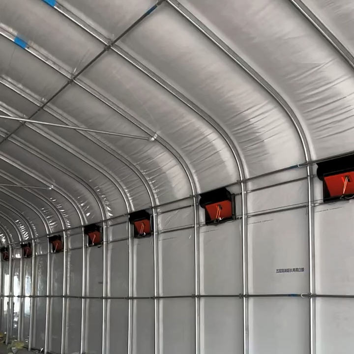 Modular Steel Structure Poultry Facility with Adjustable Space for Sustainable Goose Farm Prefabricated Chicken Farm Steel Structure Construction Design Farm