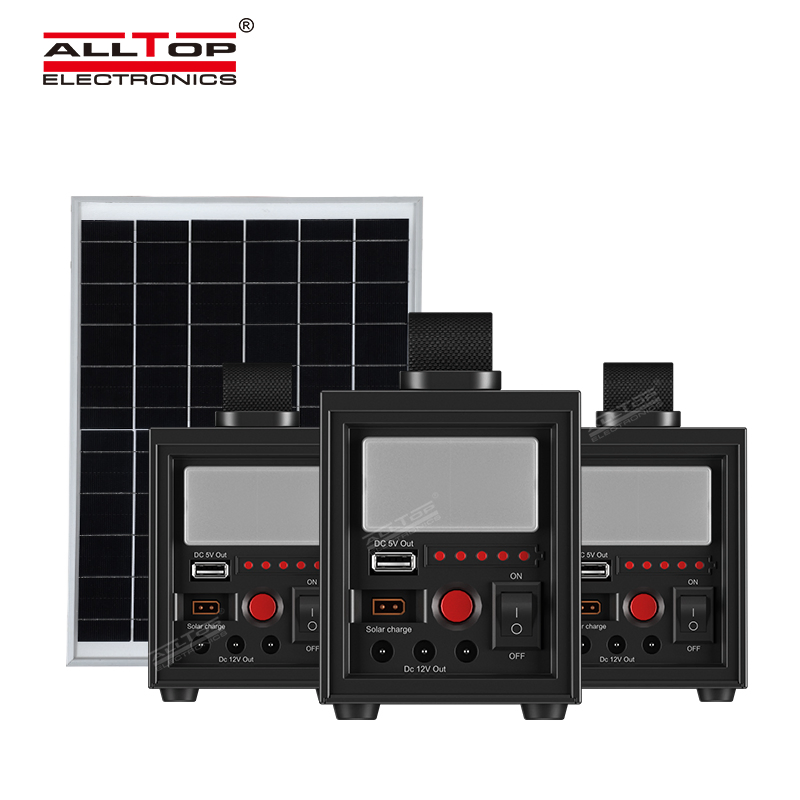 Alltop Cheap Price Mobile Outdoor House Emergency Lighting Solar Power Energy System