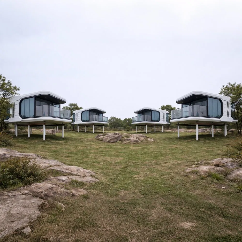 Space Capsule Cabin Prefabricated Modular Structure, Quick Installation with Minimal Labor and Verified Stability