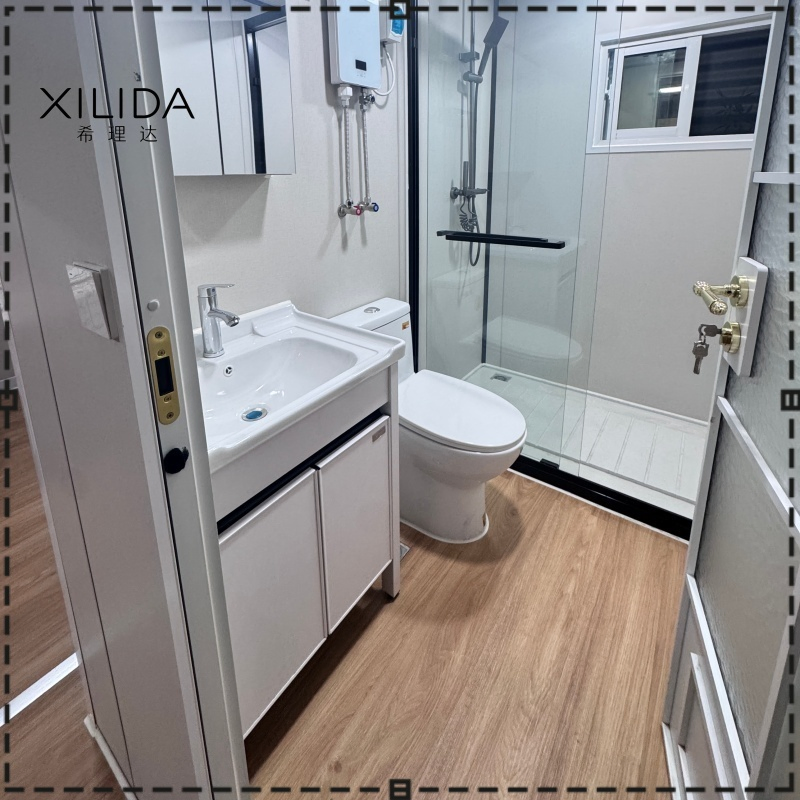 Soundproof Expandable Containerized House; Customized Luxurious Three-Bedroom One-Bathroom Folding Container House with Two Wings