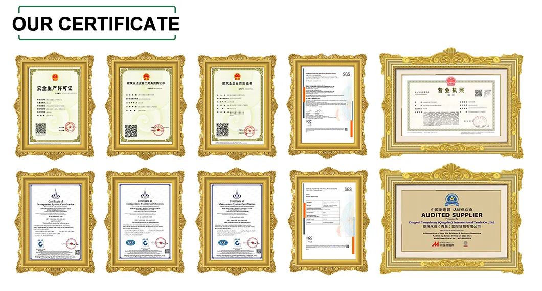 Quality Certifications