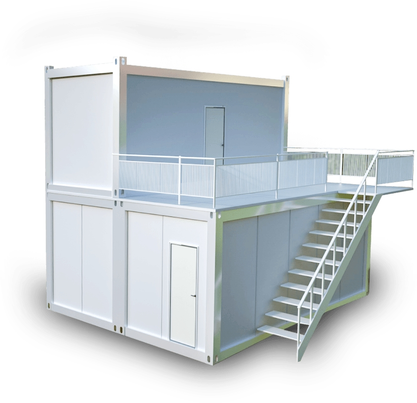 Prefabricated Foldable Container Home Eco Friendly Modular Building for Remote Accommodation and Offices