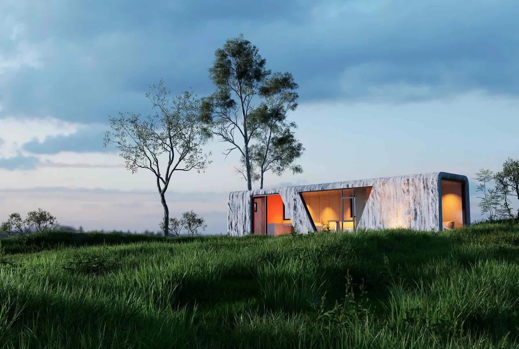 Mountain Retreat Modular Dwelling and Tiny Villa System