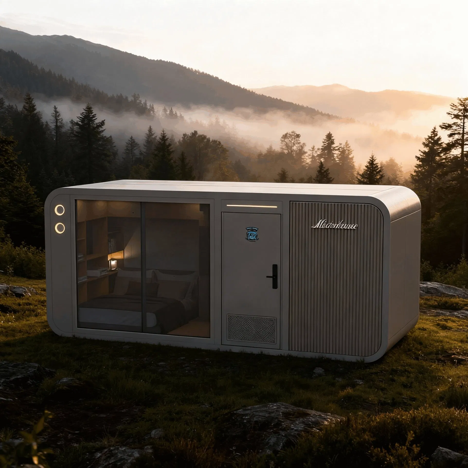 Demountable Relocatable Capsule Housing System with Minimal Site Impact
