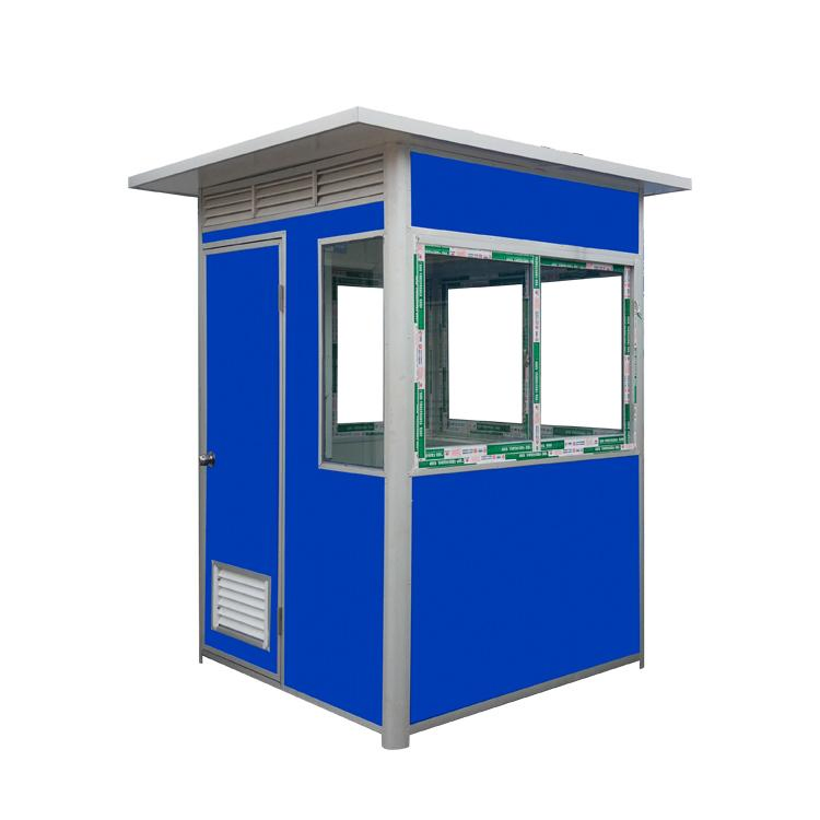 Hot Portable Steel Structure Outdoor Security Cabin Guard Booth Prefab Sentry Box