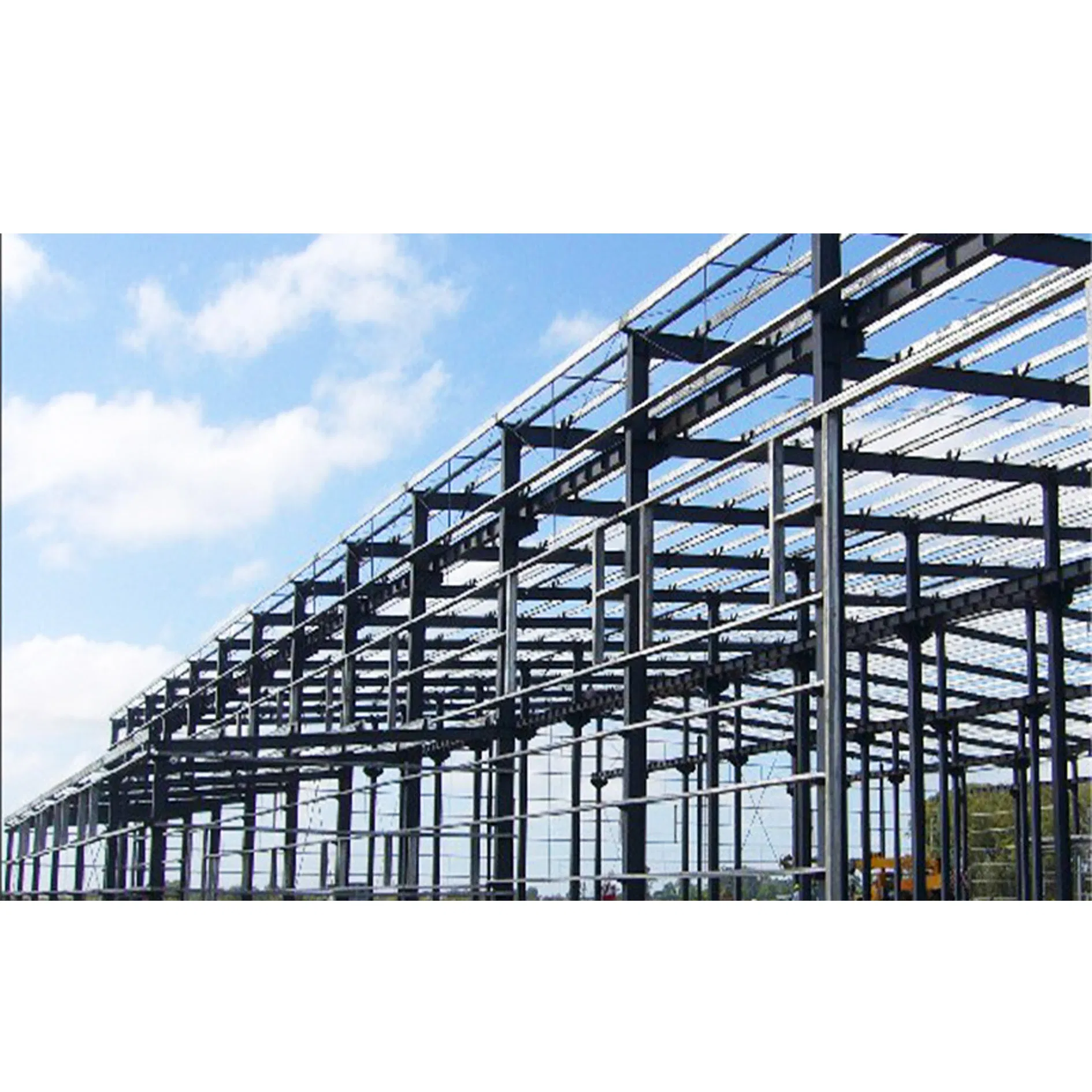 Lightweight Two Story Workshoplight Ssteel Construction Structure Buildings