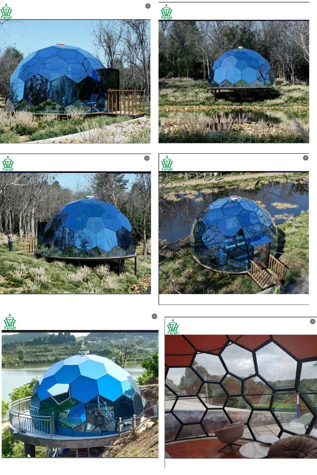 Geodesic Glamping Dome Main View