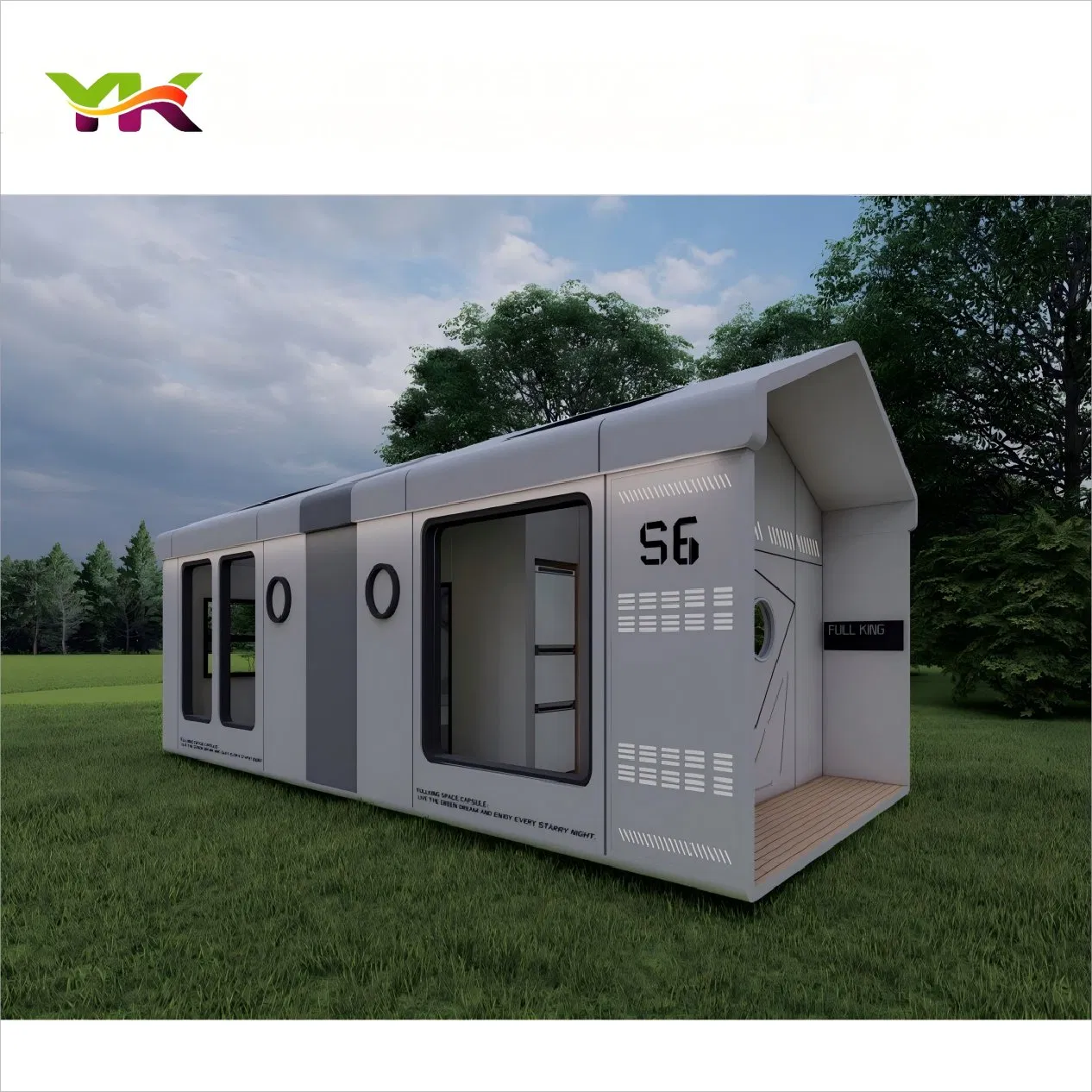 Popular Prefabricated Space Capsule House Factory Modular Home Smart Modular Price Steel Structure Mobile Building Hotel Prefab Cabin Housing