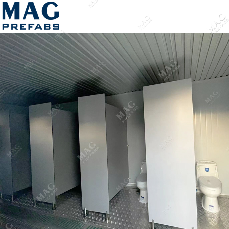 Portable Restroom Solution with Shower and Washbasin Convenience