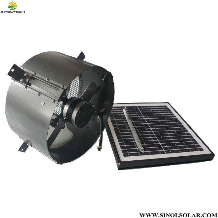 Wall Mounted 20W 12 Inch Solar Powered Attic Ventilation Fan (SN2015010)