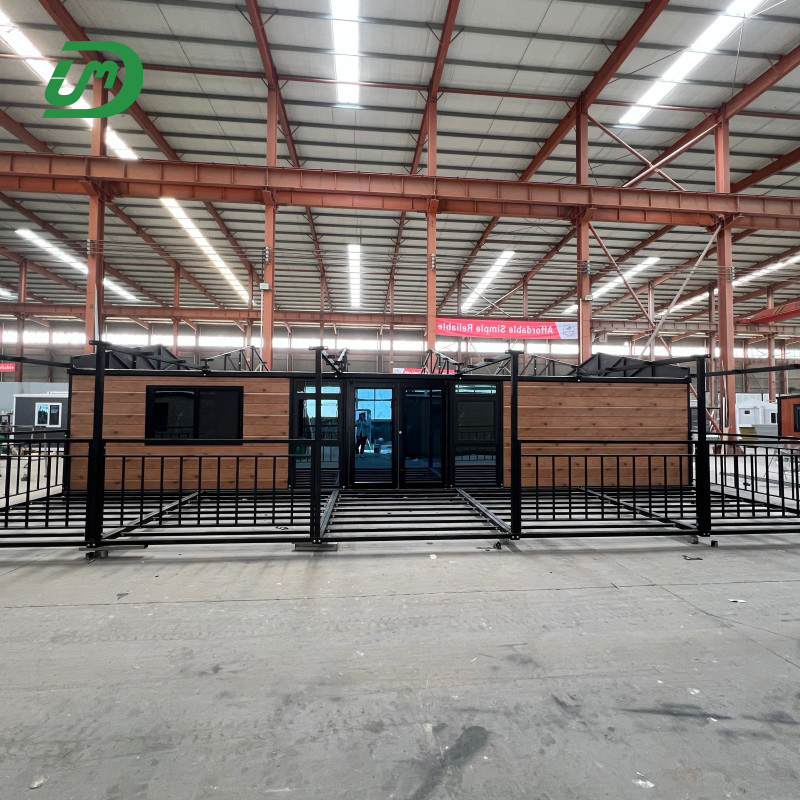 Eco-Friendly 40FT Prefab Unit with Optional Balcony Modular Container Home