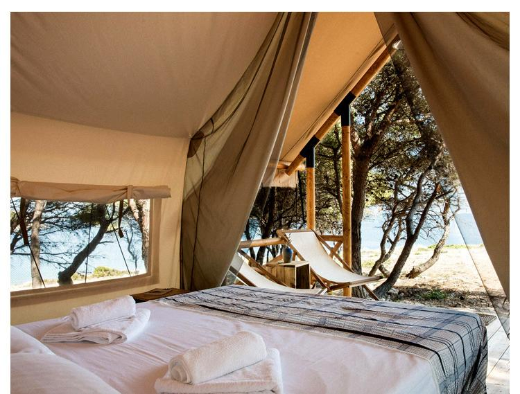 5*8 M Outdoor Luxury Nomad Square Hotel Tent Accommodation