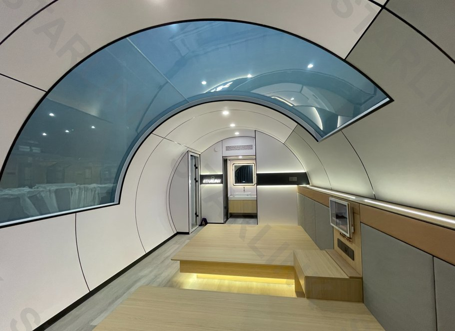 Ultimate Luxury Glamping Space Capsule for Unmatched Comfort