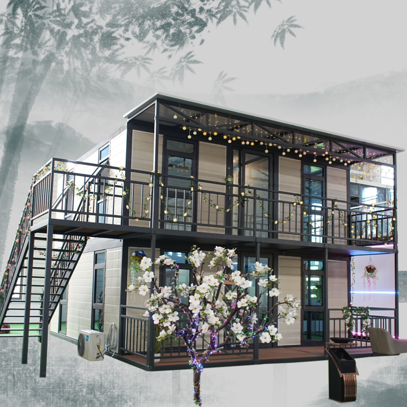 Expandable Modular Building with Kitchen and Bathroom Facilities