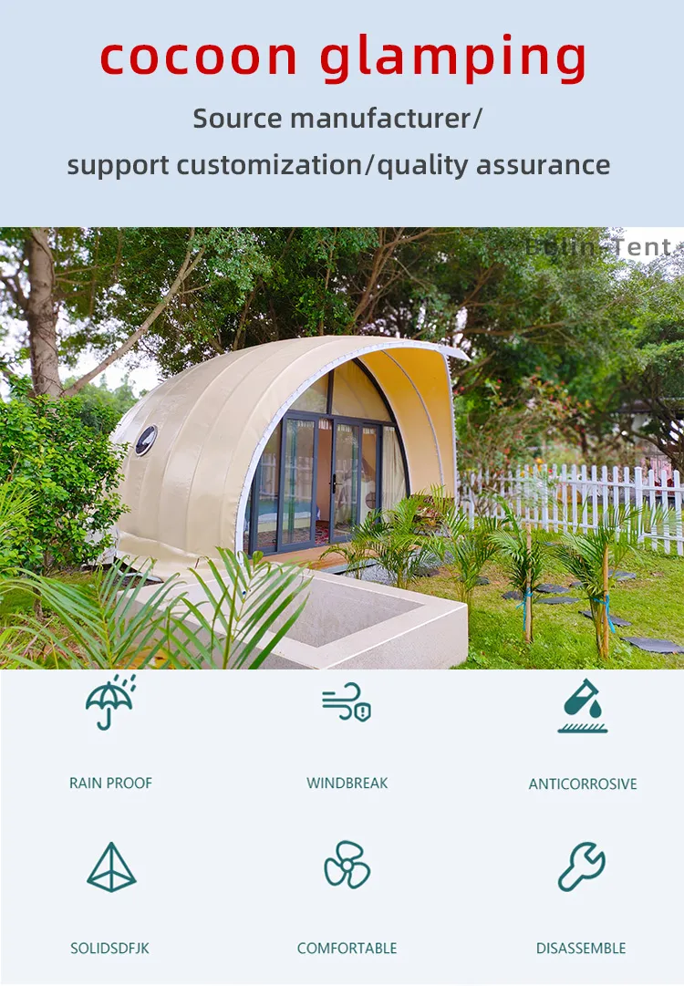 Shell Shape Luxury Safari Tent